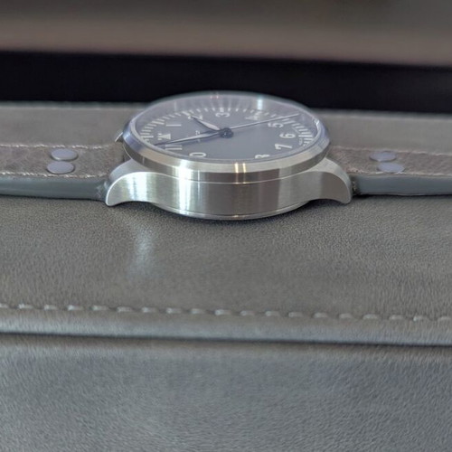 Laco Augsburg Grau 39 Automatic Watch new