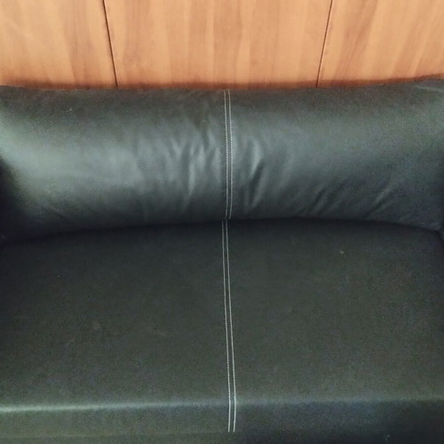IKEA ASKEBY leather sofa bed with small back opening