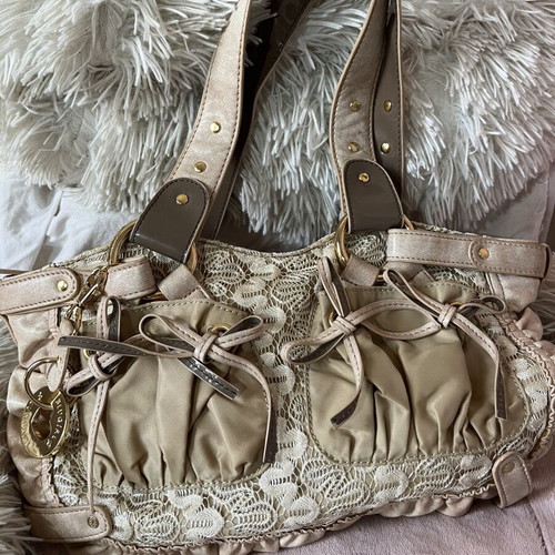 Blumarine Blugirl Y2K small handbag, beige