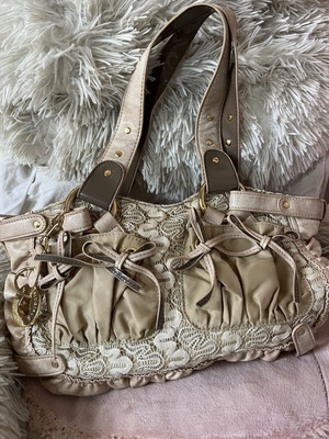 Blumarine Blugirl Y2K small handbag, beige
