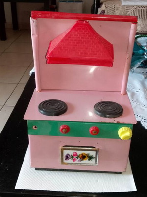 Collectible Tin Toy Kitchen 1960-1970 used, rare