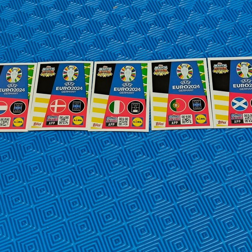 Match Attax Playmakers & Experience cards like new set of 5