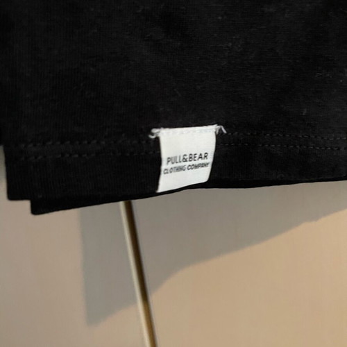 Pull & Bear T-shirt size M black lightly worn