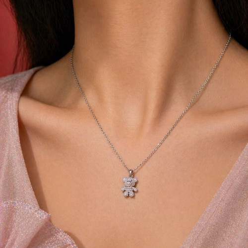 Steel necklace new
