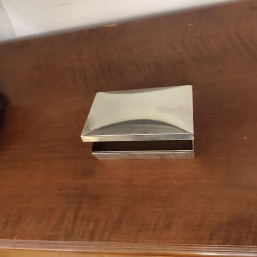 Silver 900 Zolotas cigarette case used, 70-80s vintage