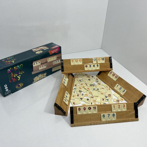 Wooden Rummy set new