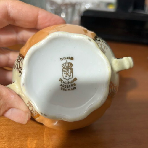 Vintage sugar bowl Schumann Arzberg porcelain, new