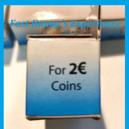 Plastic Capsules 25.75 mm for 2 Euro Coins new, pack of 12