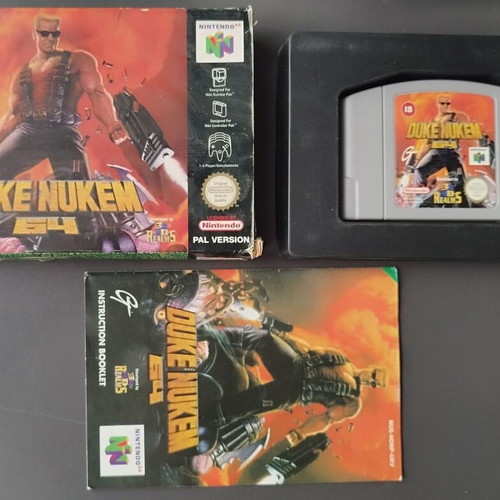 Nintendo 64 Duke Nukem 64 like new, English version