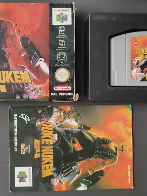 Nintendo 64 Duke Nukem 64 like new, English version
