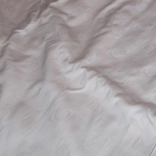 Tablecloth set with 12 napkins used, white