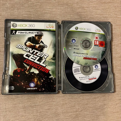 Tom Clancy’s Splinter Cell Conviction Limited Steelbook Edition Xbox 360 used