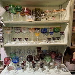 Crystal glasses used