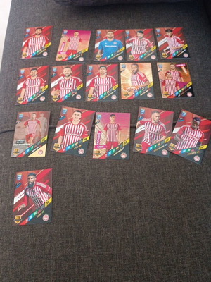 Olympiacos cards from FIFA 365 2024 collection, 16 pcs