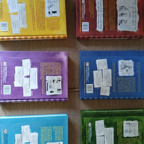 Diary of a Wimpy Kid books 1-6 like new, Greek
