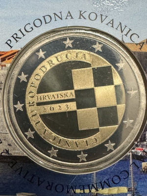 Νόμισμα 2 Ευρώ Κροατία 2023 καινούργιο, εισαγωγή ευρώ