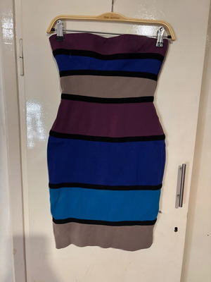 River Island multicolor fitted dress like new, size M 38 10