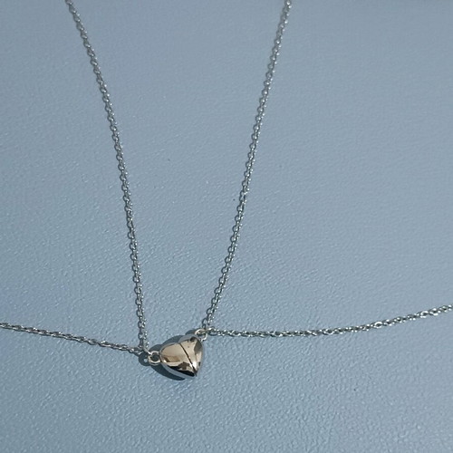Valentine's heart necklace new, handmade, silver