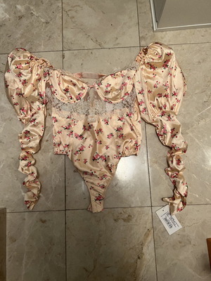 Κορμάκι For Love & Lemons καινούργιο, ροζ, μέγεθος M