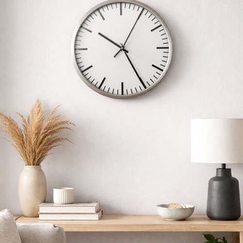 IKEA round wall clock, 30.5cm diameter, sturdy build