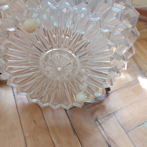 Decorative flower from USSR used, plastic rings