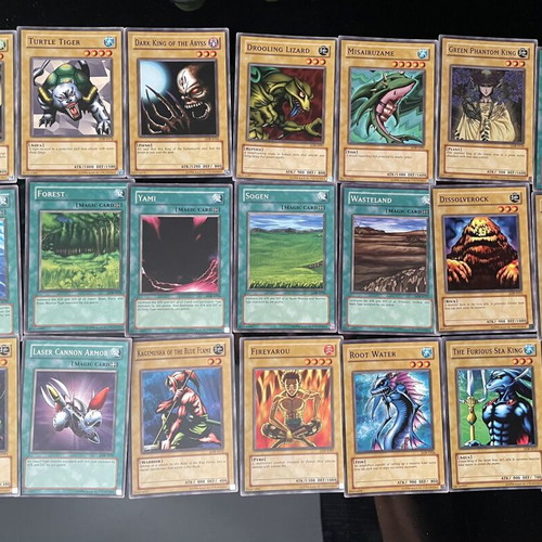 Yu-Gi-Oh 1996 LOB collectible cards