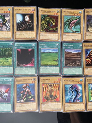 Yu-Gi-Oh 1996 LOB collectible cards