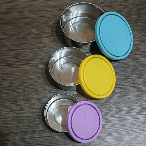 U-Konserve Round Nesting Trio food container set like new