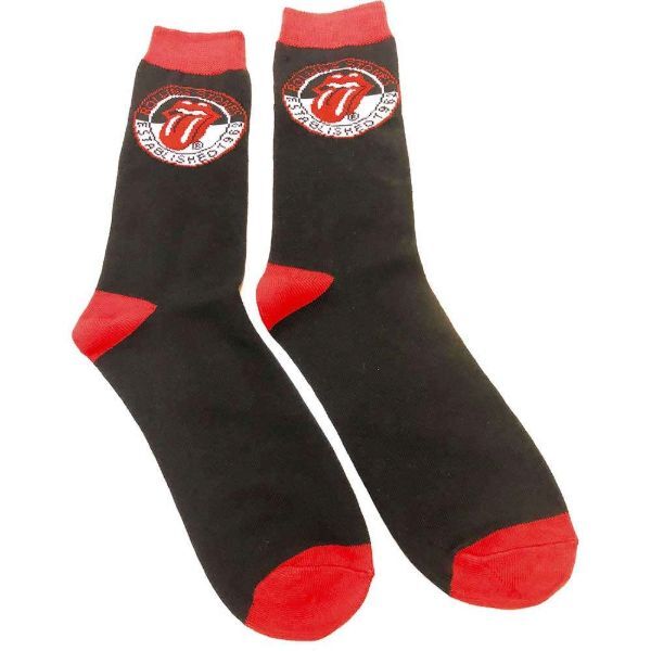 The Rolling Stones Unisex Ankle Socks: Established (UK Size 7 - 1, EU 41-45), RSSCK03MB, BRAND NEW!!