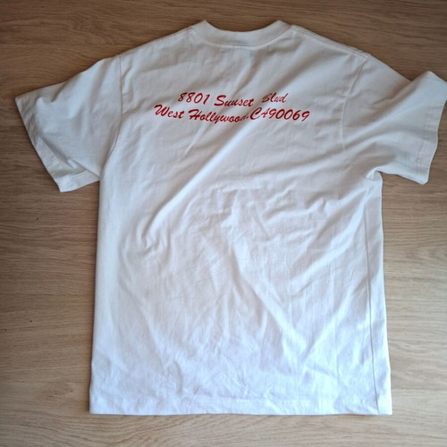 Supreme tee, white, size M