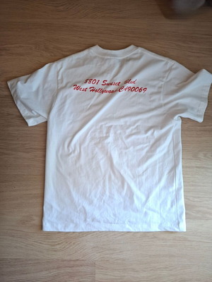 Supreme tee, white, size M