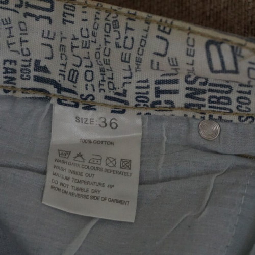 Men's denim shorts like new, size L, blue