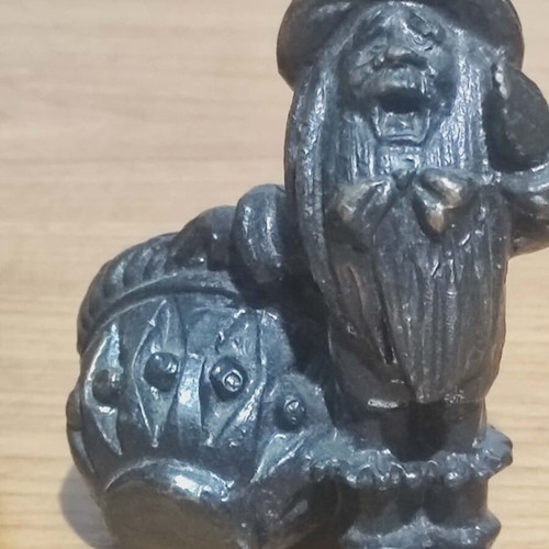 Vintage salt and pepper set used, Soviet Union 1960, copper