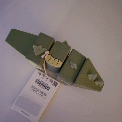 Wooden Zara Home dinosaur new with gift book