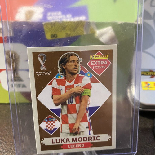 Luka Modric Extra Sticker Bronze World Cup 2022 new