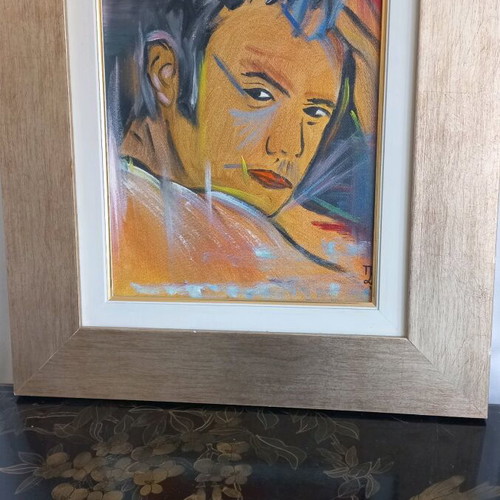 Signed oil painting artwork like new