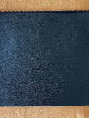 Dunhill leather folder new 36x28 black