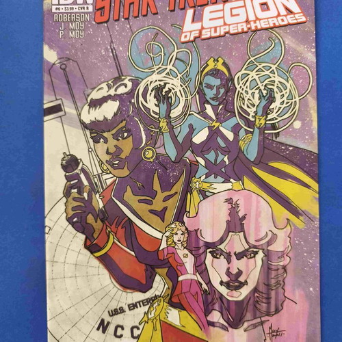 IDW DC Star Trek Legion of Super-Heroes 6 comic used