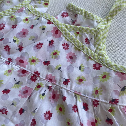 Baby dress set like new, colorful and patterned, sizes 9-24 months