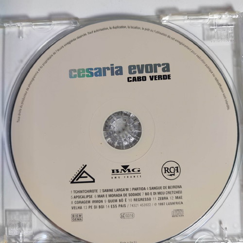 Cesaria Evora Cabo Verde CD like new, jazz