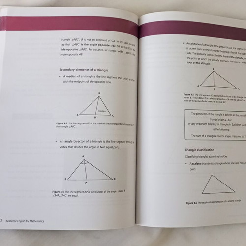 Academic English for Mathematics book new, Disigma Publications