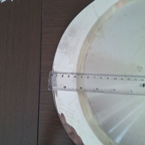 Serving tray used, stainless steel 18/10