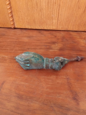 Metal door handle
