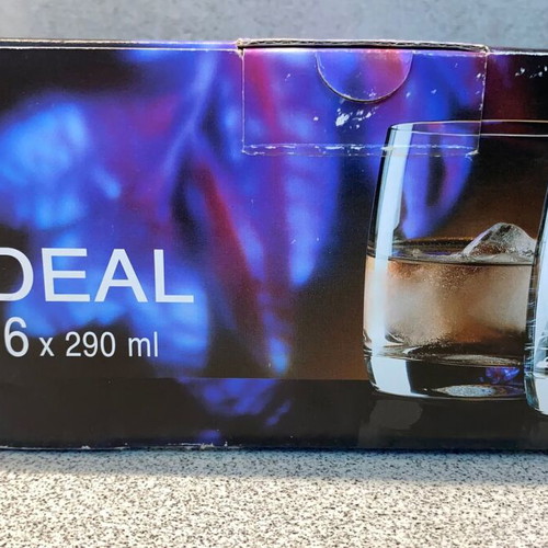 Bohemia Crystal Old Fashioned Whiskey Glasses new, set of 12