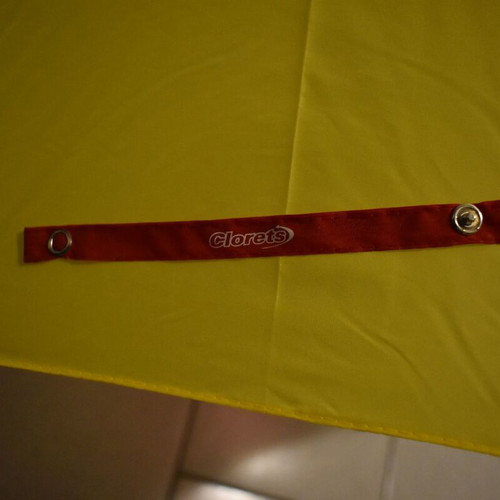 Colorful collectible umbrella new from Clorets chewing gum