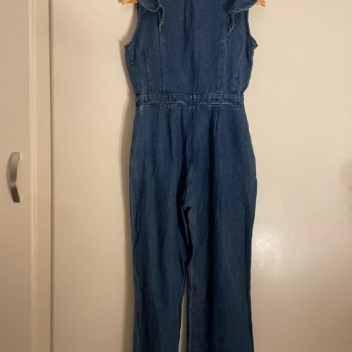 Regalinas jumpsuit medium blue like new