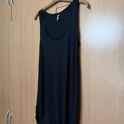 Stradivarius sleeveless top black, like new, size S
