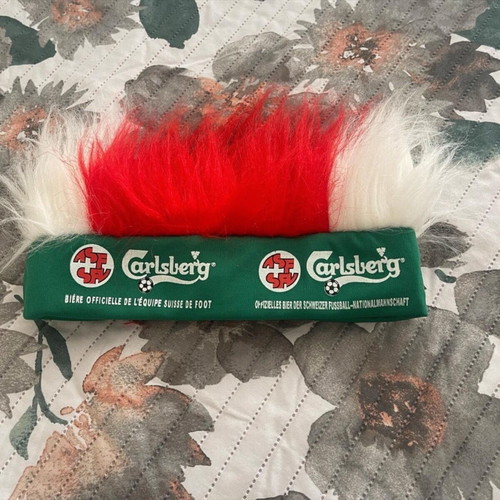 Carlsberg official headband wig football fan band like new