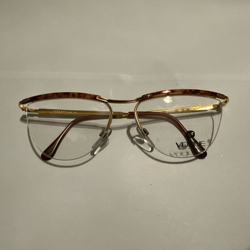 Vogue VO3031 ORO/281 Vintage Metal Eyeglass Frame with Tortoise Details