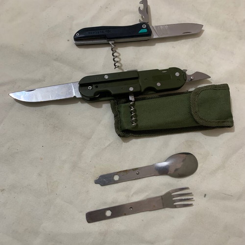 Quechua multitool and camping spork like new
